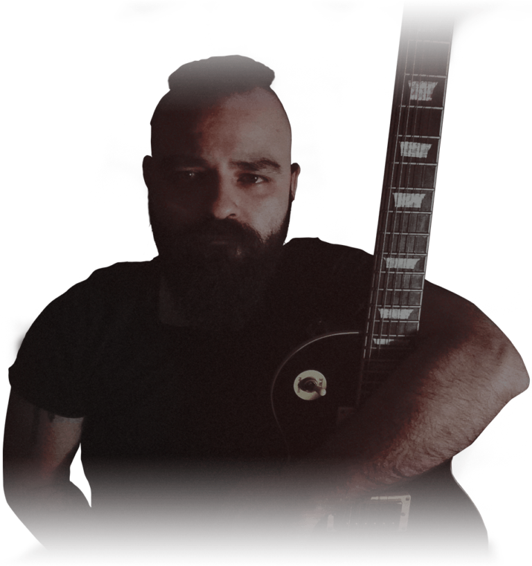 Trailer Music Composer And Music Producer - Giorgos Lorantakis with electro-guitar